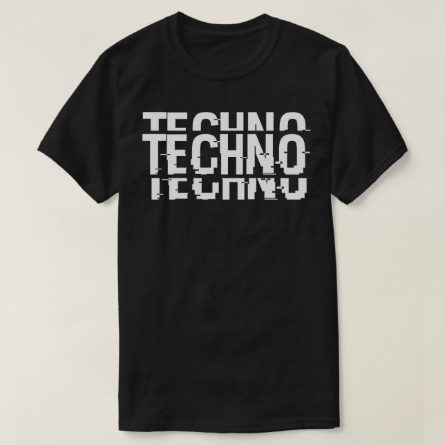fette Techno T-Shirt (Design vorne)
