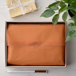 Fette tiefe Orangenschattierung Pop of Color Seidenpapier