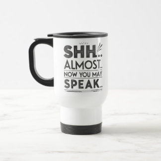 Fette Typografie Fokus- & Konzentrations-Kaffeetas Reisebecher