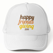 Fette Typografie Happy Friendsgiving 2019 Fall