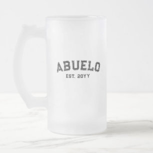 Fette Varsity Abuelo Opa Nickname Jahr Mattglas Bierglas