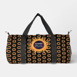 Fette Wasserfarbe Totale Sonnenfinsternis 2026 Nam Duffle Bag