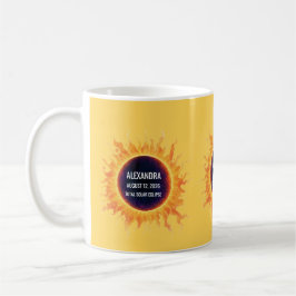 Fette Wasserfarbe Totale Sonnenfinsternis 2026 Nam Kaffeetasse