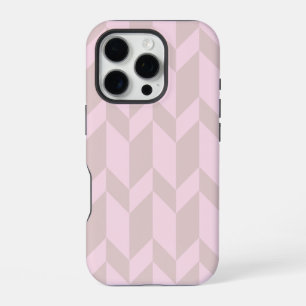 Fette Zwei-Ton-Pfeil-Chevron-Streifen neutrale Pin iPhone 16 Pro Hülle