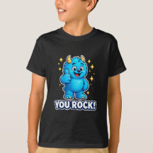 Fetter Blauer Monster Du Rockst Daumen Hoch Supers