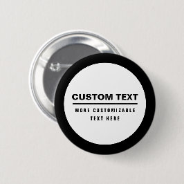 Fetter einfacher anpassbarer Textbaustein Button