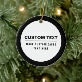 Fetter einfacher anpassbarer Textbaustein Keramik Ornament