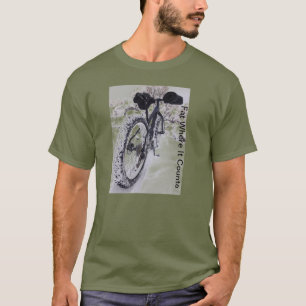 Fetter Fahrrad-Gebirgsfahrrad-T - Shirt