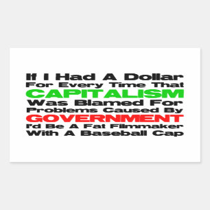 Fetter Filmemacher mit einer Baseballmütze Rechteckiger Aufkleber