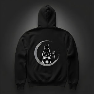 Fetter Fußball-Katzen-Hoodie - Herren Streetwear Hoodie