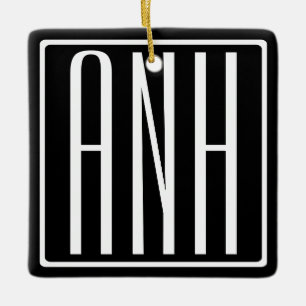 Fetter Moderner 3 Anfangsbuchstaben Monogramm We Keramikornament