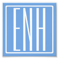 Fetter moderner 3-Buchstaben-Monogramm | Sanftes B