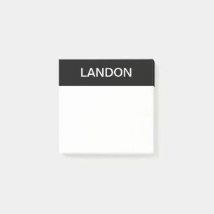 Fetter moderner editierbarer Text Post-it Klebezettel