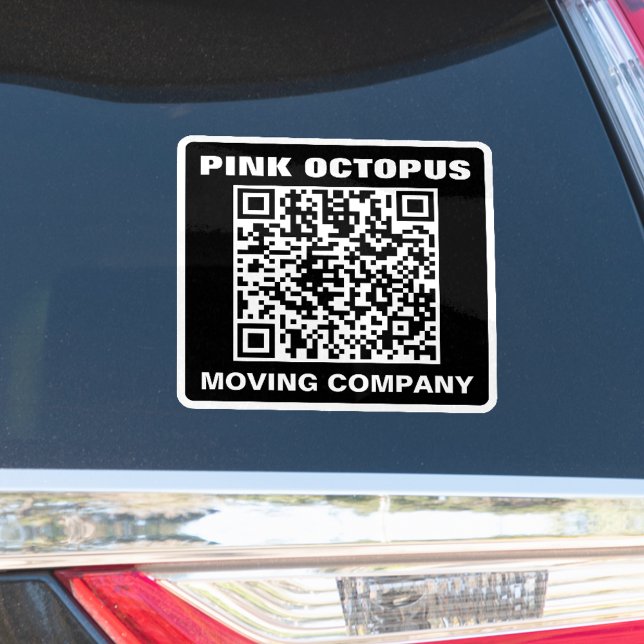 Fetter monochromer QR-Code wasserdichter Autoaufkl Aufkleber (Von Creator hochgeladen)