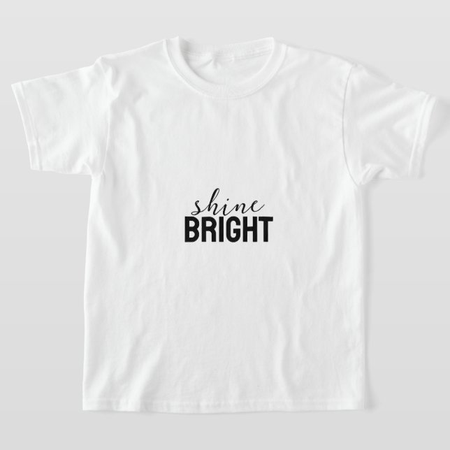 Fetter Motivations-Typografie-Poster – Moderner Te T-Shirt (Ablage )