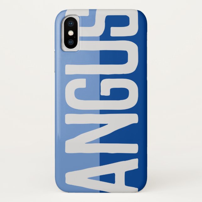 Fetter Name-Design. Case-Mate iPhone Hülle (Rückseite)