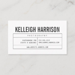 Fetter Name mit Vintage-Raster Professional Visitenkarte