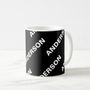 Fetter Wiederholbarer Editierbarer Name Einfach Kaffeetasse