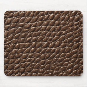 🖤 Fettes braunes Leder-Schreibtisch stark modern  Mousepad
