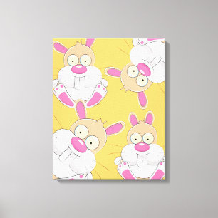 Fettes Kaninchen Leinwanddruck