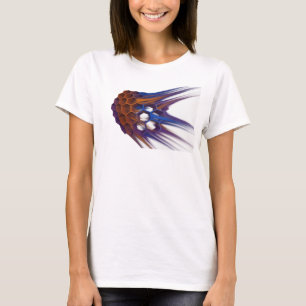 Fettes lila ABSTRACTES KUNSTWERK MIT UNBEKANNTEM T T-Shirt