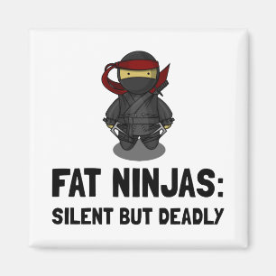 Fettes Ninja Magnet