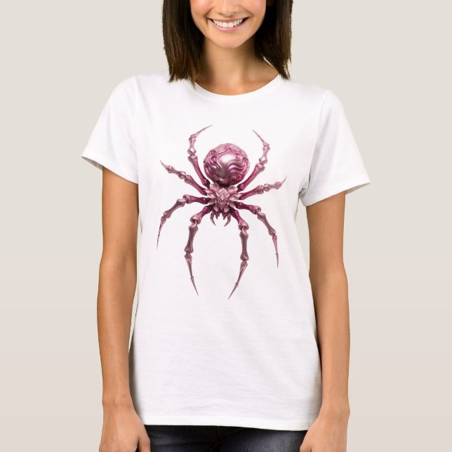 Fettes Rosa ABSTRACT ART Kunstprint T-Shirt (Vorderseite)