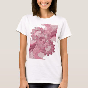 Fettes Rosa ABSTRACT ART Statement Design T-Shirt