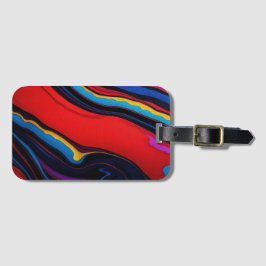 Fettfarben Abstrakt Gepäckanhänger