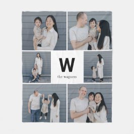 Fettfarbiges, bearbeitbares Foto mit benutzerdefin Fleecedecke