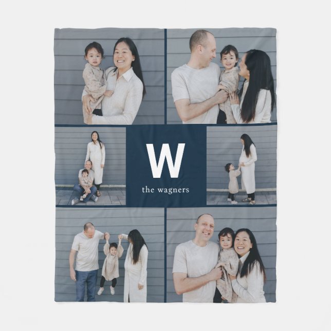 Fettfarbiges, bearbeitbares Foto mit benutzerdefin Fleecedecke (Vorderseite)