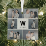 Fettfarbiges, bearbeitbares Foto Ornament Aus Glas<br><div class="desc">Foto Geschenke machen die besten Geschenke! Einfach mit Ihrem Text und/oder Foto personalisiert für ein individuelles Aussehen. Entworfen von Berry Berry Sweet,  Moderne Stationery und Personalisierte Geschenke. Besuchen Sie unsere Website unter www.berryberrysweet.com ,  um unsere vollständigen Produktlinien zu sehen.</div>