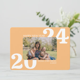 Fettfarbiges Foto Feiertagskarte