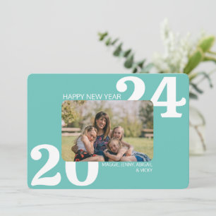 Fettfarbiges Foto Feiertagskarte