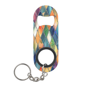 Fettfarbiges Glas Mini Flaschenöffner