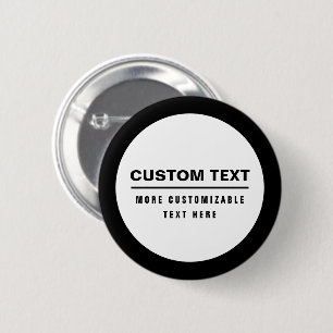 Fettformatierte, benutzerdefinierbare Textvorlage Button