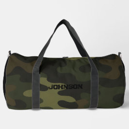 Fettformatige Camouflage Erthy Grüntöne Browns Per Duffle Bag