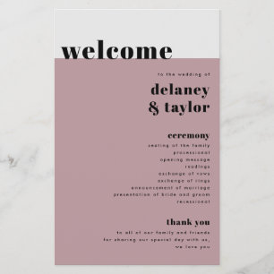 Fettformatige Sammlung "We Do", Mauve Paper Progra Flyer