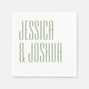 Fettformatige Schriftzeichen Typografie White Mode Serviette