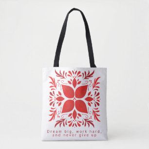 Fettgedruckte botanische Zitat-Jumbo-Tasche