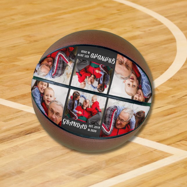Fettgedruckte Typografie 3 Foto Opa Etabliert  Basketball (Von Creator hochgeladen)