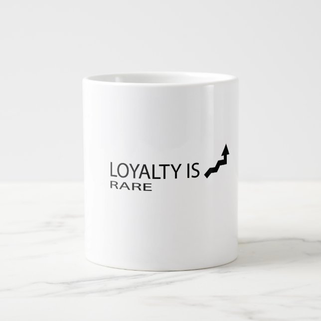 Fettgedruckter Zitat-Becher  Jumbo-Tasse (Vorderseite)