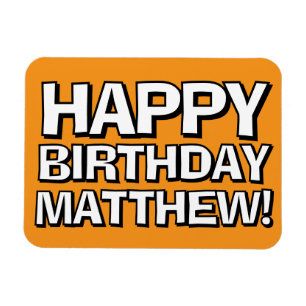 Fettgedrucktes Alles Gute zum Geburtstag Benutzerd Magnet