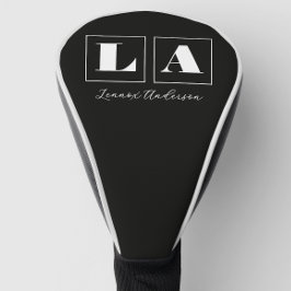 Fettgedrucktes Monogramm Golf Headcover