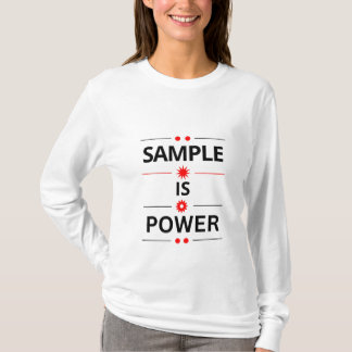 Fettgedrucktes Zitat Typography T-Shirt