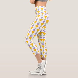 Fettgeometrisches Dreieck Capri Leggings