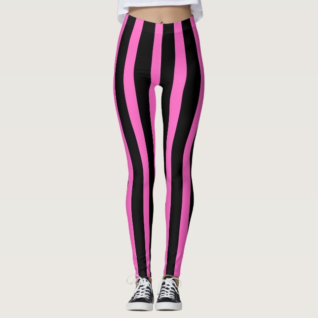 "Fettgestrippte Leggings" Leggings (Vorderseite)