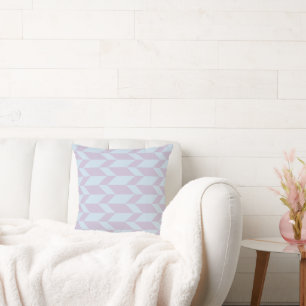 Fettgewebte, zweiteilige, Zickzack Stripe-Pulver-P Kissen