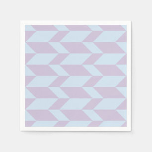 Fettgewebte, zweiteilige, Zickzack Stripe-Pulver-P Serviette