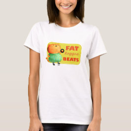 Fetthaltige fetthaltige fette Reggae-Katze T-Shirt
